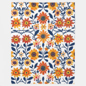 Whispering Blooms 60x80 Fleece Deken (Voorkant)