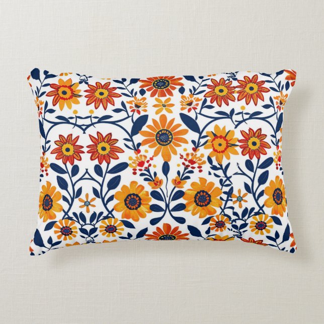 Whispering Blooms Accent Pillow Kussen (Voorkant)
