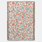 Whispering blossoms of grace deken (Voorkant Verticaal)