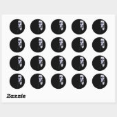 Whispering Bones Ronde Sticker (Vel)