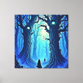 Whispering Bossen Dark Fantasy Canvas Afdruk (Voorkant)