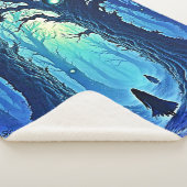 Whispering Bossen Dark Fantasy Sherpa Deken (3/4)