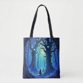 Whispering Bossen Dark Fantasy Tote Bag (Voorkant)