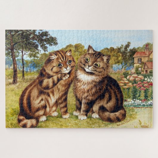 Whispering Cat, Louis Wain Legpuzzel (Horizontaal)