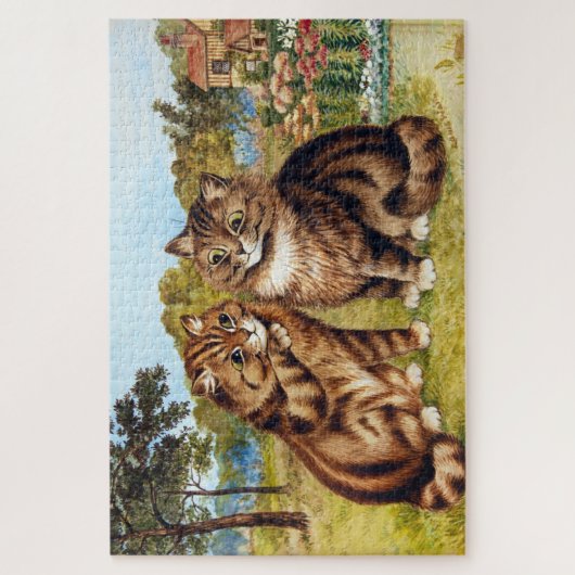 Whispering Cat, Louis Wain Legpuzzel (Verticaal)