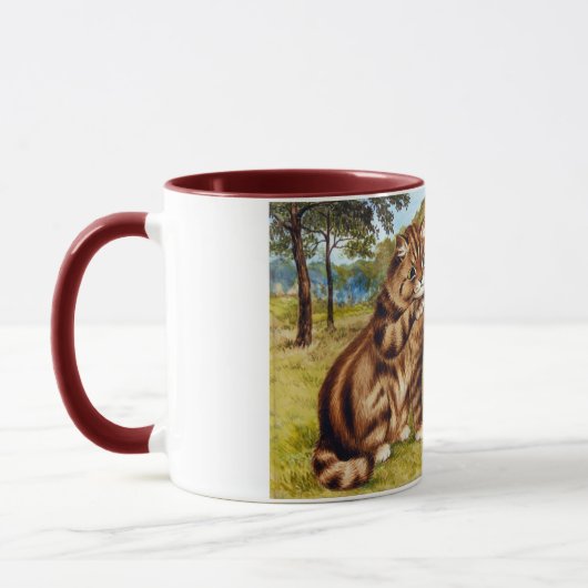 Whispering Cat, Louis Wain Mok (Links)