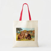 Whispering Cat, Louis Wain Tote Bag (Voorkant)