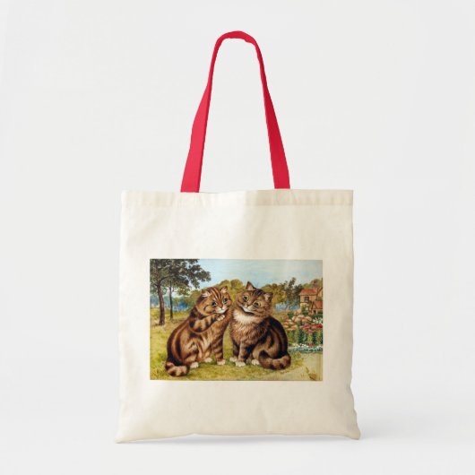 Whispering Cat, Louis Wain Tote Bag (Voorkant)