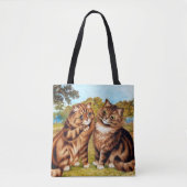 Whispering Cat, Louis Wain Tote Bag (Voorkant)