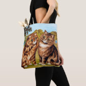 Whispering Cat, Louis Wain Tote Bag (Dichtbij)