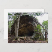 Whispering Cave, Hocking Hills SP, Ohio Briefkaart (Voorkant / Achterkant)