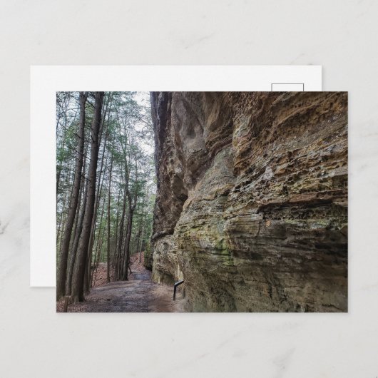 Whispering Cave, Hocking Hills State Park, Ohio Briefkaart (Voorkant / Achterkant)