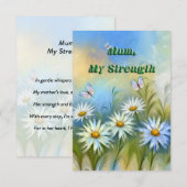 Whispering Daisies Kaart (Voorkant / Achterkant)