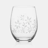 Whispering Frost Bloom Wijnglas Zonder Voet (Links)