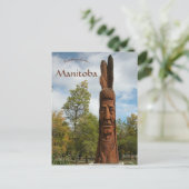 Whispering Giants Anishinaabe Winnipeg Beach Briefkaart (Staand voorkant)