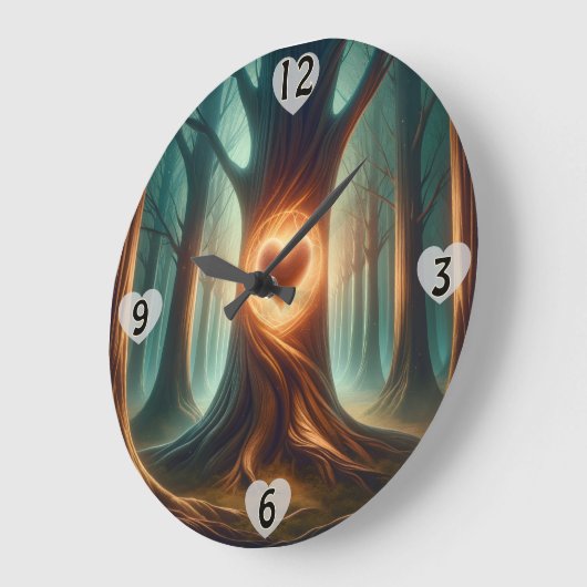 Whispering Grove Wall Clock Grote Klok (Hoek)