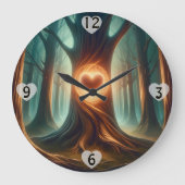 Whispering Grove Wall Clock Grote Klok (Voorkant)