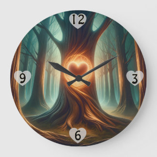 Whispering Grove Wall Clock Grote Klok