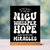  Whispering Hope, Nurturing Miracles  Acryl Bord (Neutraal)
