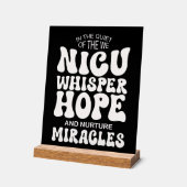  Whispering Hope, Nurturing Miracles  Acryl Bord (Hoek)