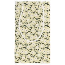 Whispering Meadow - Bloemmotief in boterzacht geel Klein Cadeauzakje