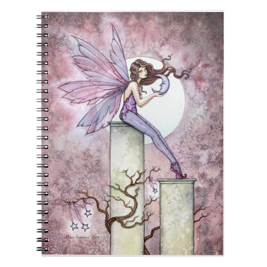 Whispering Moon Fantasy Fairy Notitieboek (Voorkant)