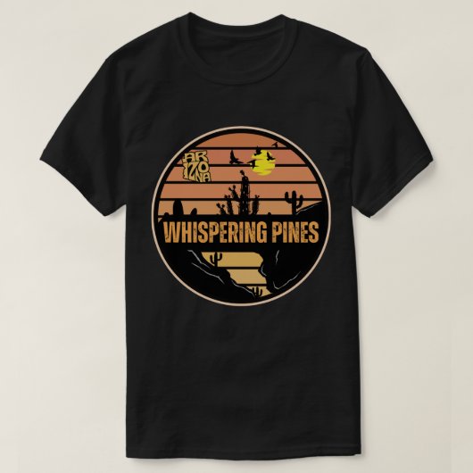 Whispering Pines, Arizona T-shirt (Design voorkant)