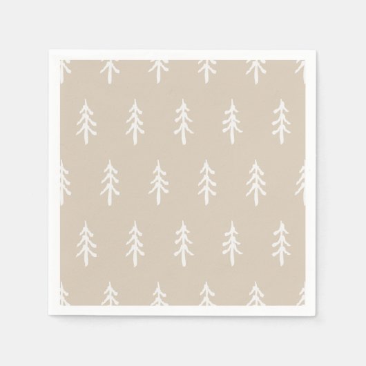 Whispering Pines - Zandsteen Servet (Voorkant)