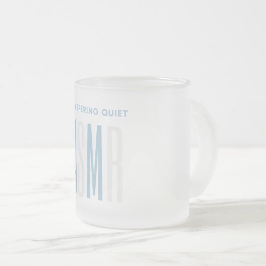 Whispering Quiet ASMR Matglas Koffiemok (Voorkant rechts)