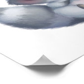 Whispering Raccoon Affirmaties Poster (Hoek)