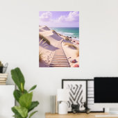 Whispering Tides Pathway Poster (Thuiskantoor)
