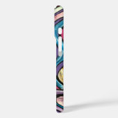 Whispering Tree-Hand Painted Abstract Art Case-Mate iPhone Case (Achterkant / Links)