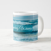 Whispering Waves: door de oceaan geïnspireerde ASM Grote Koffiekop (Voorkant rechts)