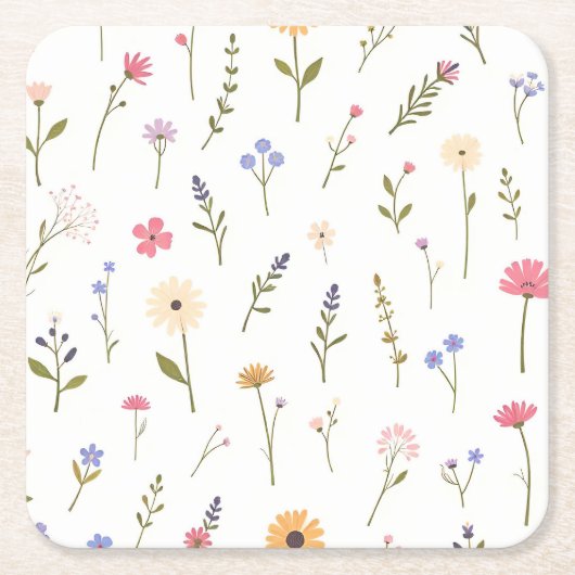 Whispering Wilds Kartonnen Onderzetters (Voorkant)