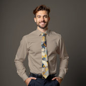 Whispering Winds Abstract Art Stropdas