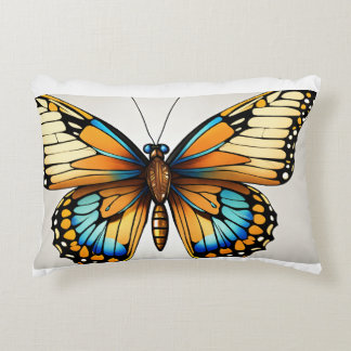 Whispering Wings: Butterfly Bliss Pillow Hoesje Accent Kussen