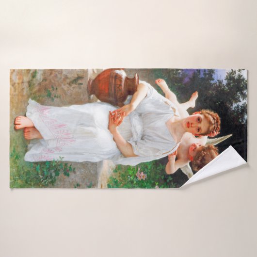 Whisperings of Love, Bouguereau Badhanddoek (Badhanddoek)