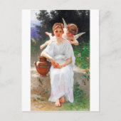 Whisperings of Love Bouguereau Briefkaart (Voorkant)
