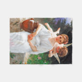 Whisperings of Love, Bouguereau Fleece Deken (Voorkant (Horizontaal))