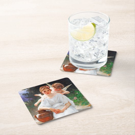 Whisperings of Love, Bouguereau Kartonnen Onderzetters (Insitu)