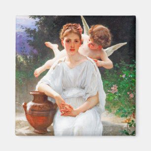 Whisperings of Love, Bouguereau Magneet