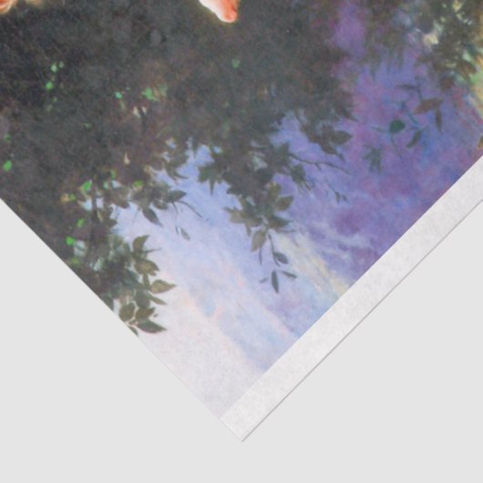 Whisperings of Love, Bouguereau Tissuepapier (Detail)