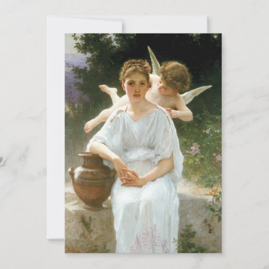 Whisperings of Love First Reverie van Bouguereau (Voorkant)