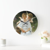 Whisperings of Love First Reverie van Bouguereau Grote Klok (Huis)