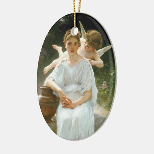 Whisperings of Love First Reverie van Bouguereau Keramisch Ornament (Links)