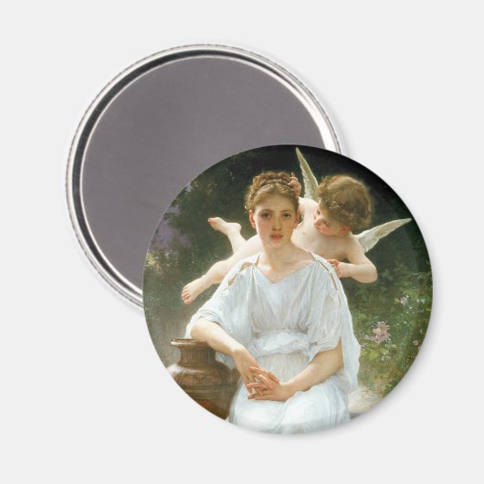 Whisperings of Love First Reverie van Bouguereau Magneet (Voorkant / Achterkant)