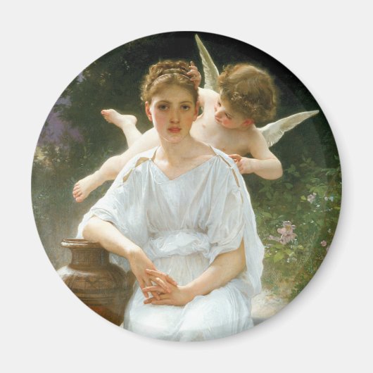 Whisperings of Love First Reverie van Bouguereau Magneet (Voorkant)