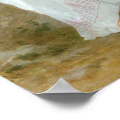 Whisperings of Love First Reverie van Bouguereau Poster (Hoek)