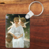 Whisperings of Love First Reverie van Bouguereau Sleutelhanger (Achterkant)