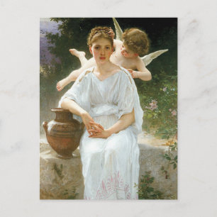 "Whisperings of Love" van Bouguereau Briefkaart